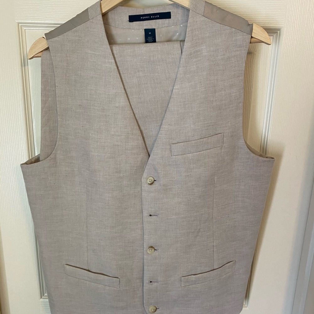 Linen vest and pants - medium